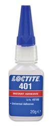 1924111 Клей для моментального склеивания LOCTITE 401,  универсальный секундный клей с низкой вязкостью,  20 г 